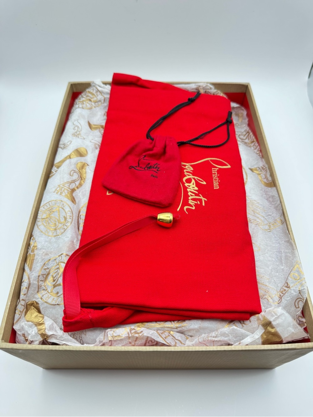Christian Louboutin Bow Bow 100 PVC Grosgrain Version Red 20th Anniversary EU 36 - Picture 9 of 10